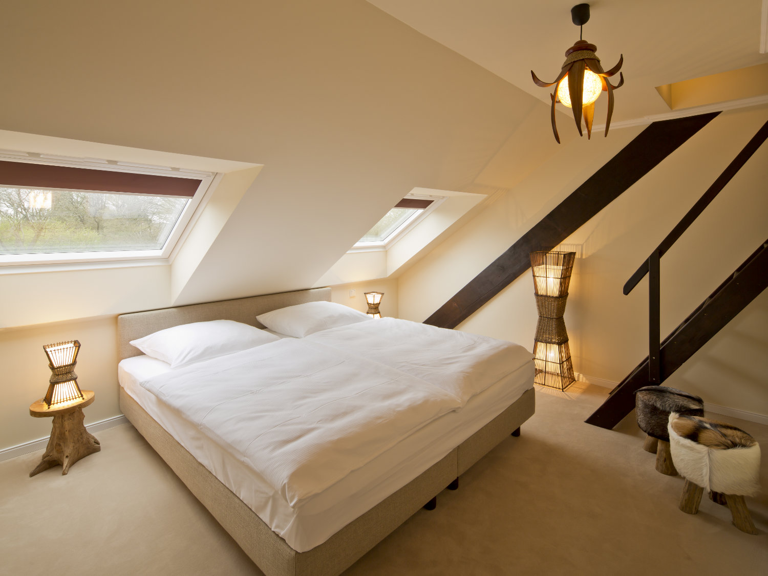 uhu-lodge-ziegenzimmer-bett